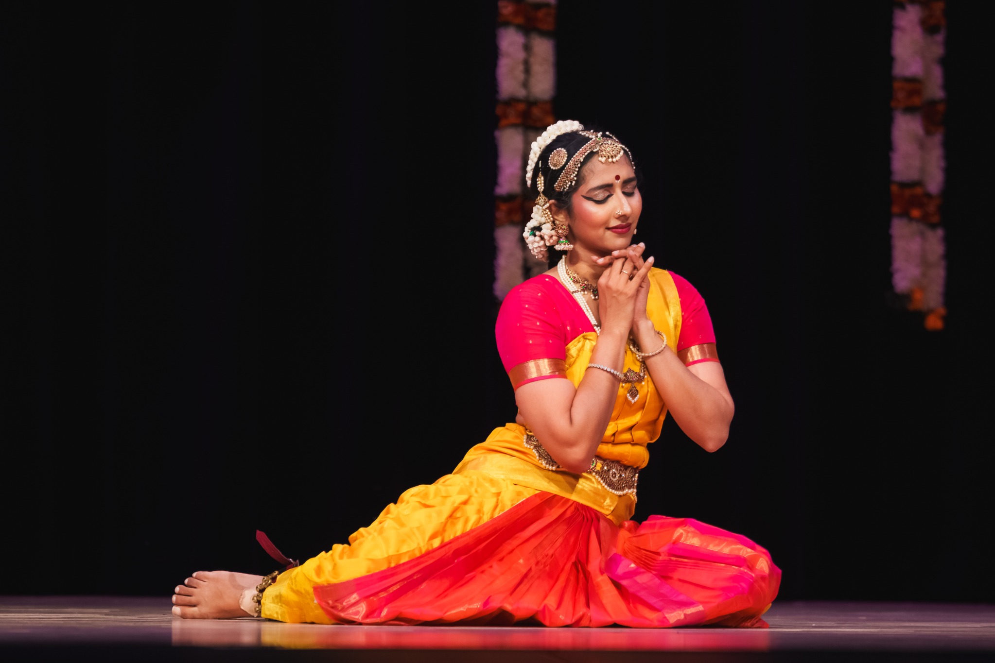 Nitya Narasimhan in Bharatanatyam costume